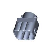 AMP Connectors - TE Connectivity 936303-2 ອຸປະກອນປົກຄຸມ COVER FOR MCP-E SLD 6P PLUG