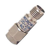 Midwest Microwave / Cinch Connectivity Solutions ATT-0640-20-29M-02 ຕົວຫນີ້ງຕໍ່ສາຍລະບົບ Connectorized Attenuators 2.9mm SubmiAtt M/F2W 20dB DC-40 GHz