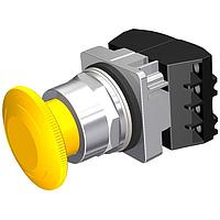 SIEMENS 52PR8W4G Twist-to-Release PTR, ຄຣອມ, MTD, ຝາພລາສຕິກ ເຫຼືອງ, 2NC