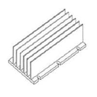 Wakefield Thermal 557-140AB ຮອງລົມລະບາຍຄວາມຮ້ອນ DC/DC Converter Heat Sink ສຳລັບ DC/DC Converters, Full Brick, 116.8x61x35.6mm, Horizontal, 6 Fins