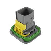 AMP Connectors - TE Connectivity 2-1703808-1 ກອງປົກຄຸມ 4POS, TAB 2.8X0.8, TAB HSG, ASSY, CODB