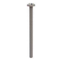 Essentra Components 010632CD187 ການປະສົມຕົວຍືມສະກຣູເຄື່ອງຈັກ, ສາຍພາຍໃນ #6-32, ຄວາມຍາວ 1 7/8