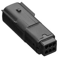 Aptiv 15513474 ຕົວເຊື່ອມຕໍ່ 6 ທາງ ຜູ້ຊາຍ OCS 1.5 ປິດກັນນ້ຳ ສີດຳ CONN