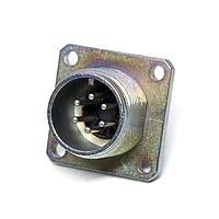 Amphenol Tuchel C015-30C006-100-2 ຕົວເຊື່ອມຕໍ່ຊາຍປະຕູຮັບ 6 ທາງ