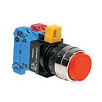 IDEC HW4B-M2F60-Y ປຸ່ມກົດຮອບ 22mm ເຫຼືອງ