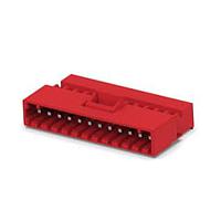 AMP Connectors - TE Connectivity 4-641437-2 ກອງປະກອບປລັກ 12P MTA156 PSTD CONN ASSY ແດງ