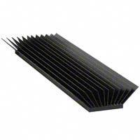 Advanced Thermal Solutions ATS-58001-C1-R0 Heatsinks maxiFLOW Linear LED Heat Sink, ສີດຳອະນອດ, ບໍ່ມີ TIM, 305x45x26mm