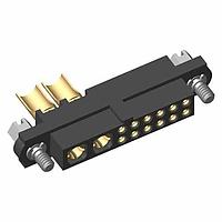 Harwin M80-4C11205F1-02-PF5-00-000 ຊຸດການເຊື່ອມສາຍພະລັງງານໃຫ້ກັບບອດ 12+2 ຕໍ່ຕຳແໜ່ງ ເພື່ອຜູ້ຍິງ 24-28AWG+10AWG, ສະບັບຈັກສະກູຣ