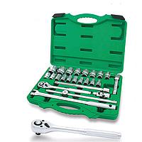 TOPTUL GCAI2414 ລະດັບວິຊາຊີບ DR. Flank Socket Set (1/2", 24 pcs)