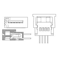 Molex 39-53-2315 ບອດຕິດຕັ້ງ 1.25 FFC ZIF Hsg Assy 31Ckt