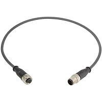 HARTING 21347875474100 ເສັ້ນສາຍອຸປະກອນຈັບສັນຍາ / ເສັ້ນສາຍອຸປະກອນຂັບ M12 A-code ສາຍສອງທາງທີ່ມີການຄຸ້ມຄອງດ້ວຍວັດຖຸທີ່ຫຼາຍກວ່າ, 4pin, ມີການປົກປ້ອງ, ປະຕູຊາຍຕົວຜູ້ຊາຍໄປປະຕູຊາຍຕົວຜູ້ຍິງ, PUR ສີດຳ, 10m