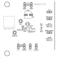 Analog Devices MAXM17712EVKIT# ຊຸດພິເສດການຈັດການພະລັງງານ Evkit ສໍາລັບ MAXM17712, ອິນພຸດ 4.5V ຫາ 60V