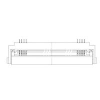 Hirose Electric FH52K-30S-0.5SH ຕົວເຊື່ອມ FFC & FPC 30POS 0.50MM R/A CONN FFC ດ້ານລຸ່ມ