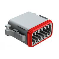 Amphenol SINE Systems AT06-12SX1 ຕົວເຊື່ອມ 12-ທາງ ປລັກ, ຕົວເຊື່ອມຜູ້ຍິງ, ກະແຈຕຳແໜ່ງ X1