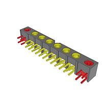 Samtec GRF1-J-P-06-E-RA-TH1-E ຕູ້ຕໍ່ຫຼາຍພອດ 5.00 mm 50 Ohm ຈັກ RF ຂະໜາດນ້ອຍຫຼາຍຕົວ