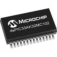 Microchip Technology dsPIC33AK32MC102T-E/SS ຕົວຄວບຄຸມສັນຍານດິຈິຕອນ Single-Core dsPIC33A, FPU, 200MHz, 32K Flash, 8K RAM, MC-PWM, 12-bit ADCs, Op Amps, Comp.