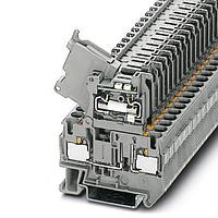 PHOENIX CONTACT 1058860 ບລັອກຕິມທເມີລບຣິວ DIN Rail PT 4-HESILED 24 (5X20) GY/GY