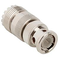 Amphenol RF 000-2900 ຕົວແປ RF - ລະຫວ່າງຊຸດ BNC PLUG ໄປ UHF JACK ADAPTER, 50 OHM