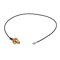 Molex 73230-6130 ການປະກອບສາຍ RF SMA Bulkhead IP68 Jack-to-I-PEX MHF I LK Plug, ສະຕິກເລກສາຍ 1.37mm, ຄວາມຍາວສາຍ 305.00mm, 50 Ohms