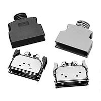 3M Electronic Solutions Division 10350-3210-000 EMI/RFI ປ້ອງກັນຫົວປົກຫົວຫົວ 50P JUNCTION SHELL IDC WIREMOUNT SHIELD