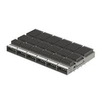 Molex 203372-1347 QSFP-DD ກະຕ່າຍ QSFP-DD ASSY 1x6 SAN Fin HS SF