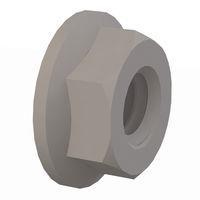 Essentra Components 0425020HFN ແນວກຸ່ມກຸ່ມກຸ່ມກຸ່ມ Hex Flange Nut, 1/4-20 Thread, .582 OD, .226 Hgt