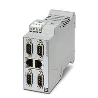 PHOENIX CONTACT 2702771 ໂມດູນອິນເຕີເຟດ GW MODBUS TCP/ASCII 2E/4DB9