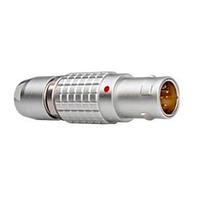 LEMO FGG.1B.512.CTAD42 ຕົວເຊື່ອມ STRAIGHT PLUG, MALE SOLDER, 30-26AWG, BRASS, IP50