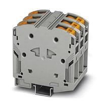 PHOENIX CONTACT 3260109 High Current PTPOWER 95-3L 3 POS ສີເຫຼືອງ / NS35/15