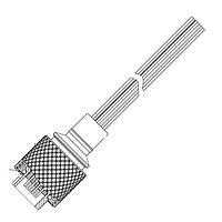 Nanonics - TE Connectivity TCM044PC2DC012B ຕົວເຊື່ອມ 44P SEALED CIRC PLUG 30 AWG STRANDED