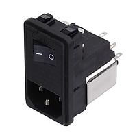 Schaffner FN380-2-21 ອະນຸປະກອນເຂົ້າກຳລັງ 2A SNAP IN-1FUSE POWER ENTRY MODULES