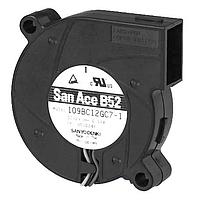 Sanyo Denki 109BC12FC7-1 ພູມລົມ DC Blower, 52x15mm, 12VDC, Tachometer