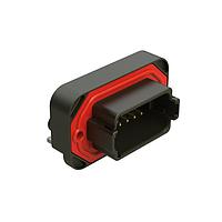 Amphenol SINE Systems AT13-12PB-BM01 ຕົວເຊື່ອມ RA Flng Mnt PCB Rcpt 12POS Blk Gld Cont