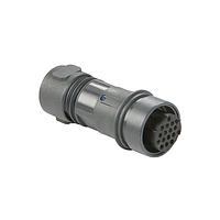 Bulgin PXM6011/04S/CR/0709 ຕົວເຊື່ອມສາຍ 6000 SERIES INLINE CONNECTOR 4 POLE SOCKET