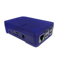 New Age Enclosures P7P-382612 ກອງປົກ Raspberry Pi3 Enclosure 3.8 x 2.6 x 1.2 ນິ້ວ - ສີຟ້າ, ກາງແບ່ງແບບເປັນເຄື່ອງທີ່ເຫຼືອງ
