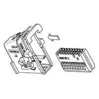 AMP Connectors - TE Connectivity 284666-1 ກອງປົກຄຸມ COVER+LEVER ແລະ PLUG HSG KIT