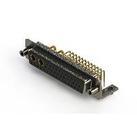 EDAC 630-43W2240-1N5 ຕູ້ຕິດຕໍ່ D-Sub ປະສົມມຸມຂວາ ຕູ້ຕິດຕໍ່ພະລັງງານ Combo D-Sub