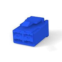 AMP Connectors - TE Connectivity 178004-5 ຮາວຊິ້ງ 250 DLOCK PLUG 4P ສີຟ້າ