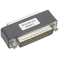 HARTING 09641007220 ຕົວແປ D-Sub ແລະ ຕົວແປປ່ຽນແບບ M/F DSUB FILTER 9PIN 470PF