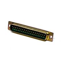 Cinch DCMM37PZ ຕົວເຊື່ອມ DSUB 37M PCB STR G50 ZINC