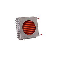 Aavid 4210G10SB-G9 ຕົວແປປ່ອງຄວາມຮ້ອນນ້ຳເຫຼັກຫຼາຍເຖິງອາກາດ, ສແຕນເລດສຕີ, ທູບຟິນທອງ, ມີຊຸດພັກຟອນມາຣິນ 230VAC