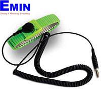 Static Solutions WS-1037 Ohm-Stat™ ສາຍແຂນຂະຫຍາຍໂລຫະດ້ວຍສາຍເຊືອກ 10'