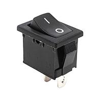 E-Switch R1966ABLKBLKFF ສະຫນັບສະຫນູນ Rocker Switch SPST OFF-ON QC 15A