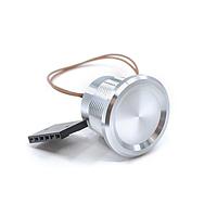 E-Switch PZ7M2CNNW150 ປຸ່ມກົດ Piezo ANTI-VANDAL, 1A 24VDC, SPST Off-(On), ຕິດຕັ້ງບົດ Panel, ສາຍສູ່ດ້ານໜ້າ 150mm ມີຕົວເຊື່ອມ