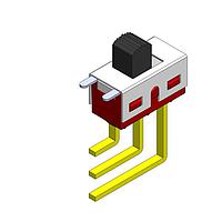 Dailywell 5MS1S102AM7RES ສະລາຍສະວິດ Slide SPDT switch on-on ມຸມຕົວຕັ້ງຕົວຂວາຢຸດຕົວ pc ຜ່ານຮູ້ລູກຮອດ