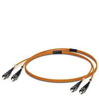 PHOENIX CONTACT 2901815 ສາຍເສັ້ນແສງໃບເສັ້ນ Fiber Optic Cable Assemblies FL MM PATCH 1,0 ST-ST