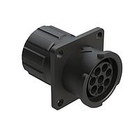 Amphenol SINE Systems FLS012N8SHEC03 ຕົວເຊື່ອມ 8 POS SQUARE FLANGE RECEPT