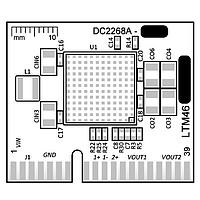 Analog Devices DC2268A-G ບົດທົດສອບ LTM4631EV ຕົວຄວບຄຸມແຮງແສງສະໄໝ - ຕົວຄວບຄຸມແຮງແສງສະໄໝປ່ຽນແປງ - ຄູ່ 18A ຫຼື Sin