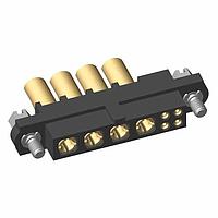 Harwin M80-4C10405F1-04-PF5-00-000 ຊຸດການເຊື່ອມສາຍ Power to the Board 4+4 Pos. Female 24-28AWG+10AWG Cable Conn., Jackscrews