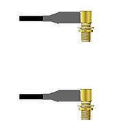 Amphenol Custom Cable Q-2R02R0008144i ສາຍສະບັບ RF SMA-RJB/SMA-RJB RG58 144I